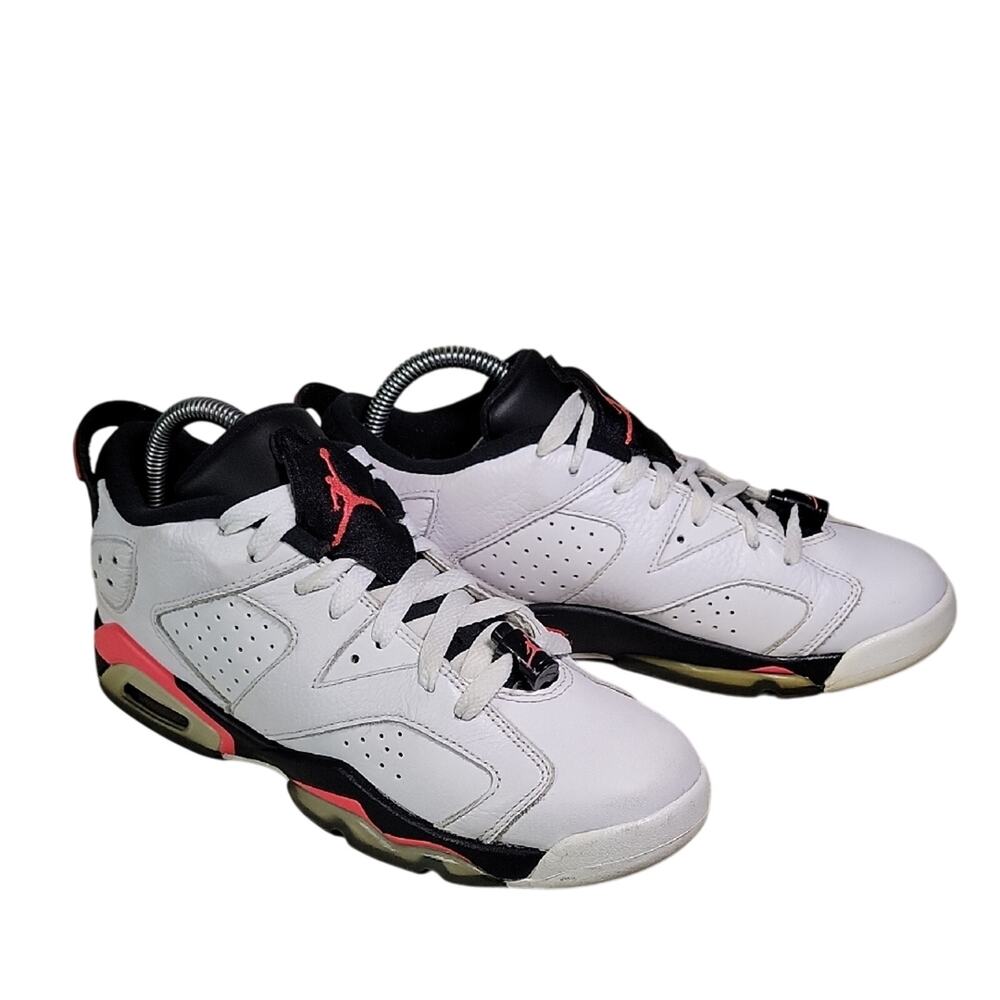 Nike Air Jordan VI Retro Low Infrared White Black Big Kids size 7Y